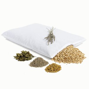 Kruidenslaapkussen - wit