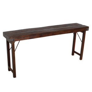 Console tafel opklapbaar bruin