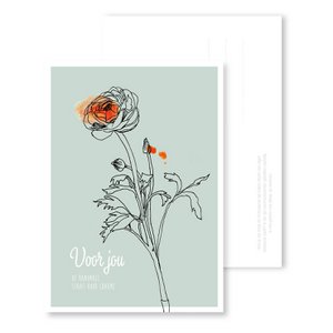 Ansichtkaart Voor jou