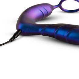 Hueman - Black Hole Anal Vibrator Med Cock Ring