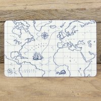 Breakfast board treasure map