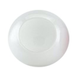  White spherical ball vase, glossy ceramic, round globe shape, modern minimalist decor