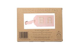Stitch Bagagemærke - Pink