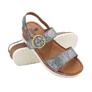 Sandalias con hebilla de piel modelo SITEA