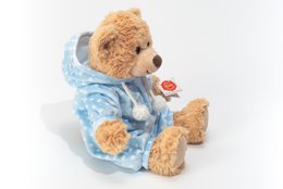 Pyjamasbjørn blå 30 cm - tøjdyr - tøjdyr