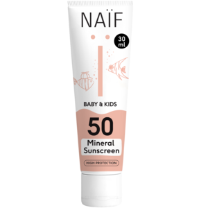 Naïf Minerale Zonnebrandcrème voor Baby & Kids Factor 50 30ML