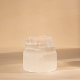 Selenite Tealight Tower