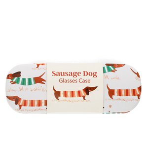 Glasses case & cleaning cloth - Sausage Dog