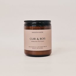 Bougie parfumée - Cuir & Bois - Edition automne