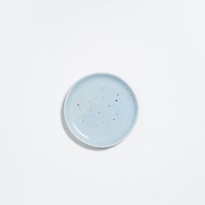 New Party Bread Plate 17cm Soft Blue