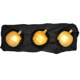 "Noël doré" - Boules de Noël 8 cm or brillant
