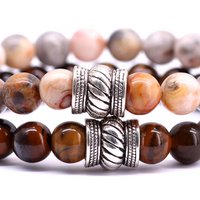 Bali Set Crazy Agate x Brown Tiger Eye