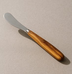 Olijfhouten roestvrijstalen strooier