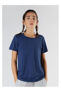 T1100-03 | TENCEL™ Active Women's Short Sleeve Shirt - Navy