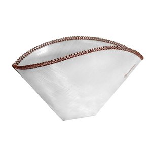Reusable coffee filter made of stainless steel mesh - sustainable filter bags