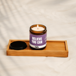 Candela regalo – MOTIVATION MOOD – Cera di soia profumata fatta a mano