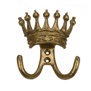 Hook Crown antique gold color