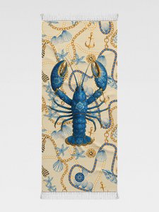 Beach Towel Blue Lobster