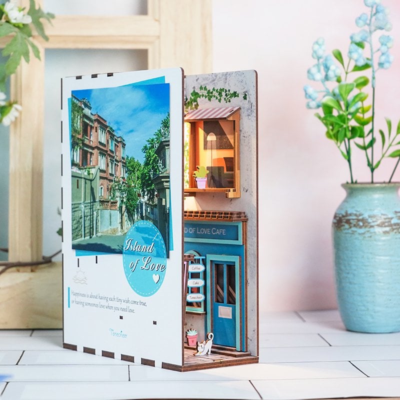 DIY Boek Nook Eiland van Liefde Houten Kit