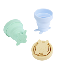 Kid Cups mug set, foldable, 180ml, motif Easter bunny, dishwasher safe