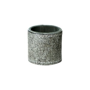 Napkin ring cowhide gray 5cm