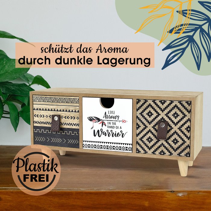 Moderne Teebeutel Aufbewahrung | aus Holz | im Boho-Stil |  Online-Grohandel | Orderchamp