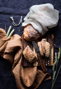 Brotbeutel / Natur klein
