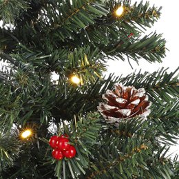 Artificial Christmas tree illuminated Creston Green