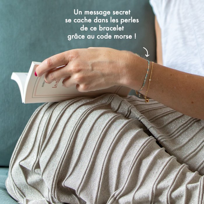 2 Pezzi Ti Amo Bracciale Codice Morse Coppie Braccialetti
