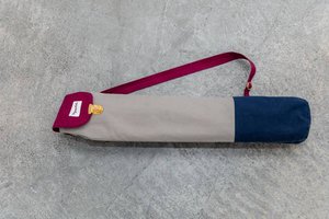 Carry bag for organic yoga mat "Eggplant"