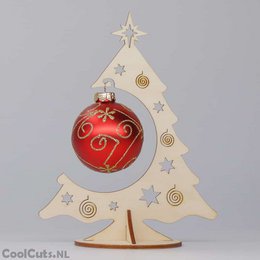 CoolCuts Houten kerstboom 22cm