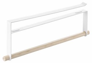 Yamazaki Tosca Küchenrollenhalter unter dem Regal – Weiß