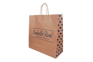 Isabelle Rose medium paper bag 34x34x14 cm