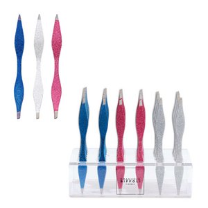 GRATIS GLITTER 3-KLEUREN DISPLAY HAARBINDEND PINK