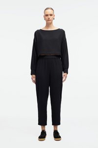 Black Slouchy Pants (3378) 100% Cotton