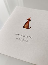 Gelukkige verjaardag briefkaart