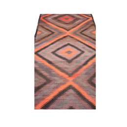 Tappeto vintage in lana Kilim Makara