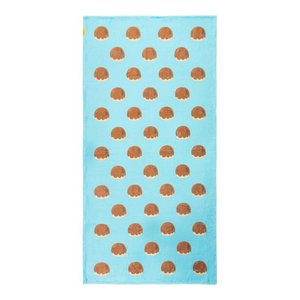 Strandlaken Chocoladetaart genaamd 'Bosche Bollen' Turquase