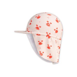 Sonnenkappe – Beige/Rot – Crabby