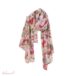 Sjaal Cotton Voile Ecru