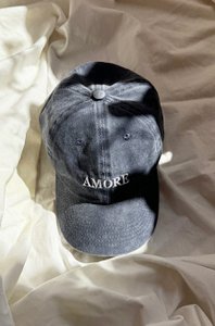 Cap "AMORE" - blue/white