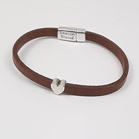 Semplice heart Squeeze antique silver