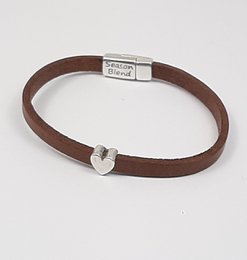 Semplice Herz Squeeze Antik Silber