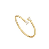 Gold Plated Open Ring
