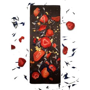 Ritonka Gourmet Selection Dark Chocolate Strawberry, Cornflower, Gold