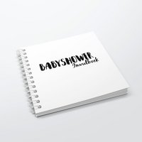 Invulboek SilliBeads - Het Babyshower Invulboek - Hardcover Wire-o (ZWART-WIT)