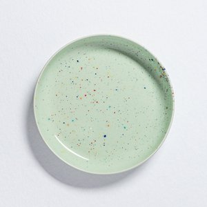 New Party Low Pasta Plate 23cm Green