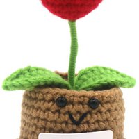 R-B4.1 DC2550-046 Knitted Positive Rose 13cm