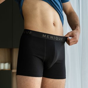 Kurze Herren-Boxershorts aus Merinowolle