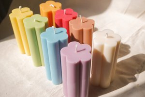 Duftkerze in Kleeblattform (Exklusiv)